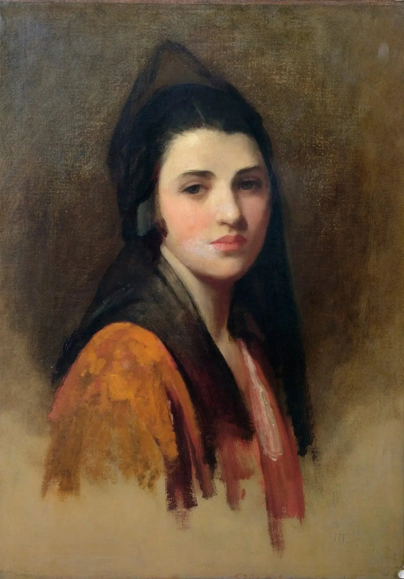 The mantilla - Luke Fildes