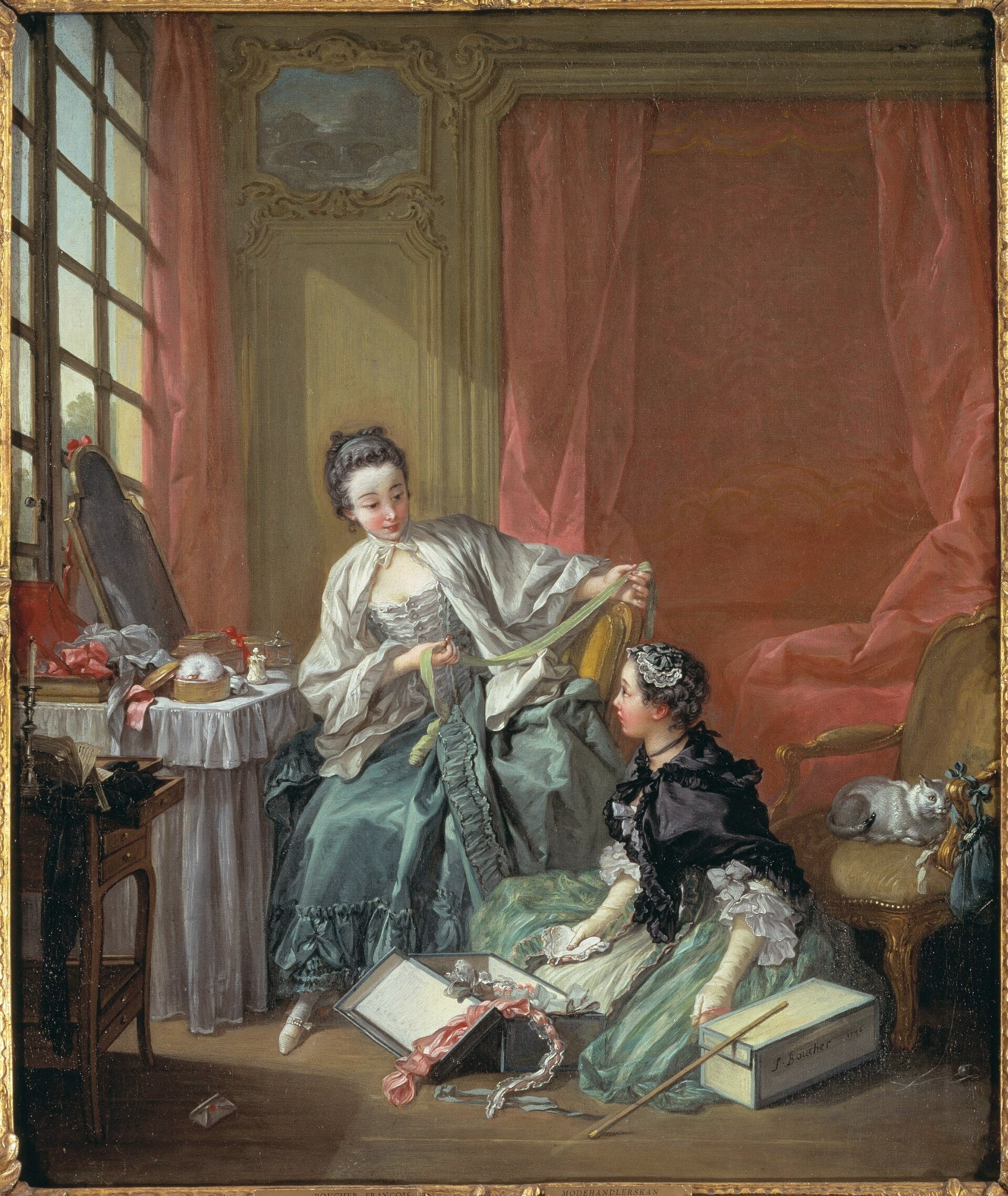 The Fashion Merchant - François Boucher