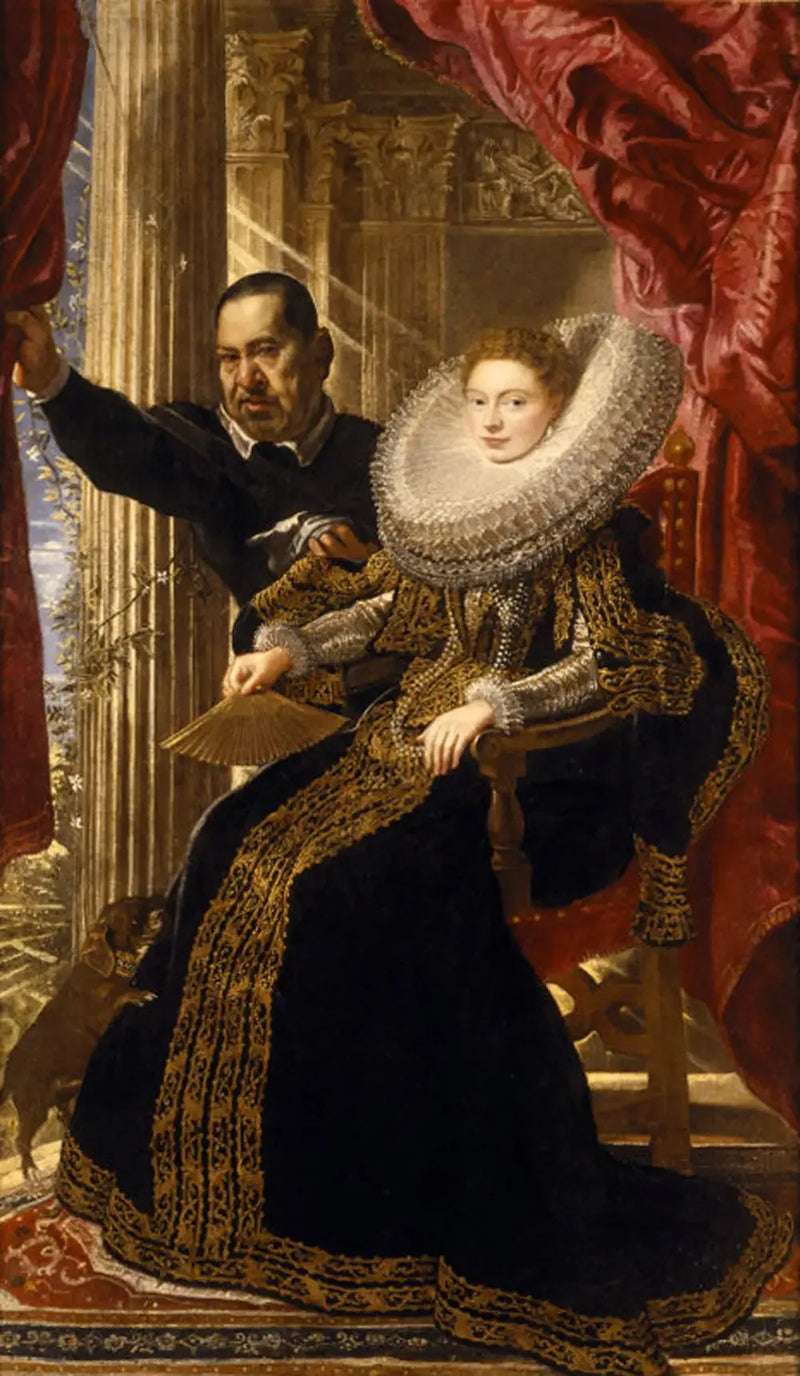 The Marquise Maria Grimaldi and Her Dwarf - Peter Paul Rubens