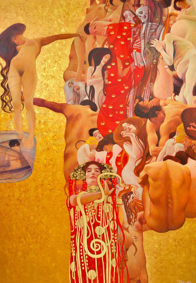Medicine – A Reimagined Work of Gustav Klimt by Master Apollo | 180 x 270 cm 