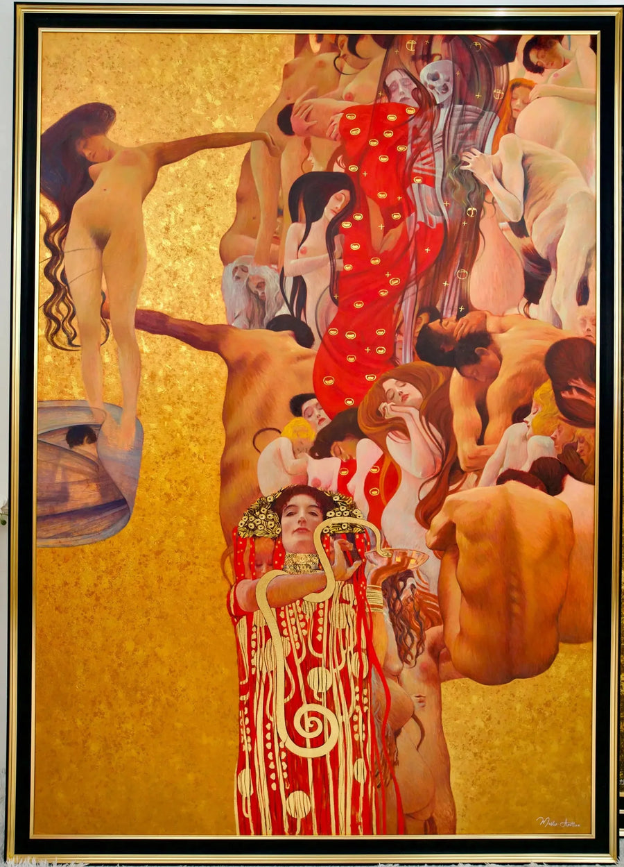 Medicine – A Reimagined Work of Gustav Klimt by Master Apollo | 180 x 270 cm 