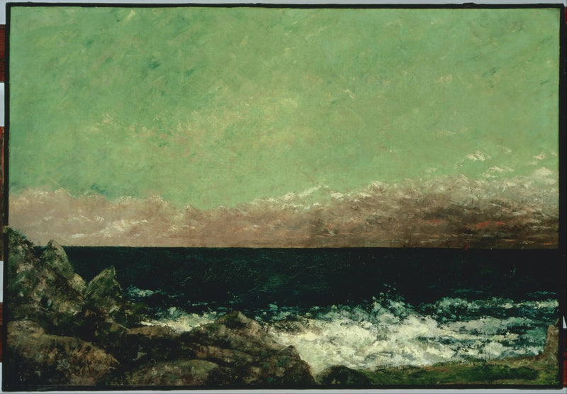 The Mediterranean - Gustave Courbet