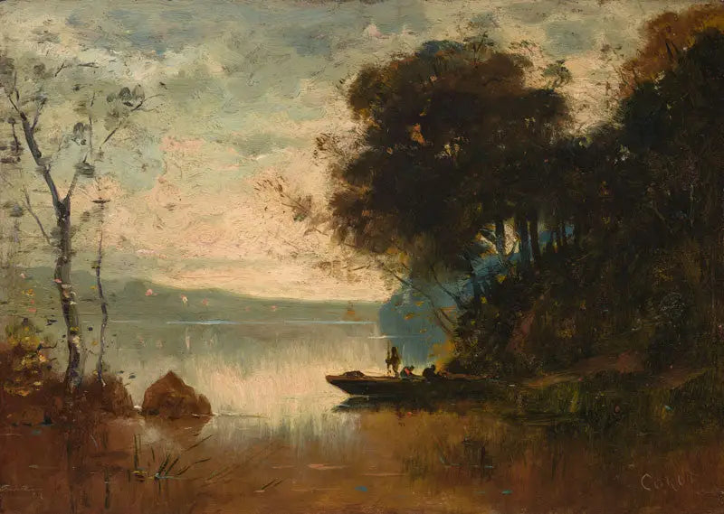 Riva's Memory - Jean-Baptiste Camille Corot