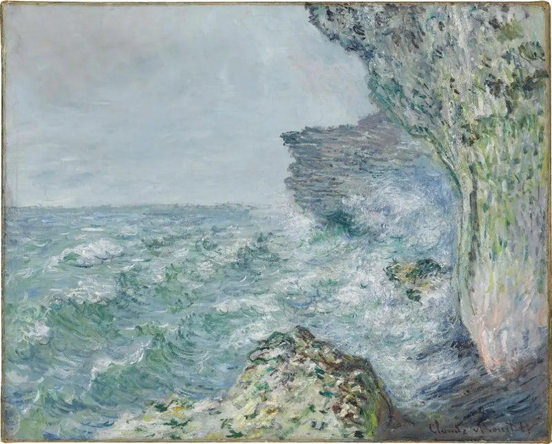 The Sea at Fécamp - Claude Monet