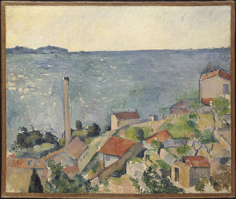 The Sea at L'Estaque - Paul Cézanne