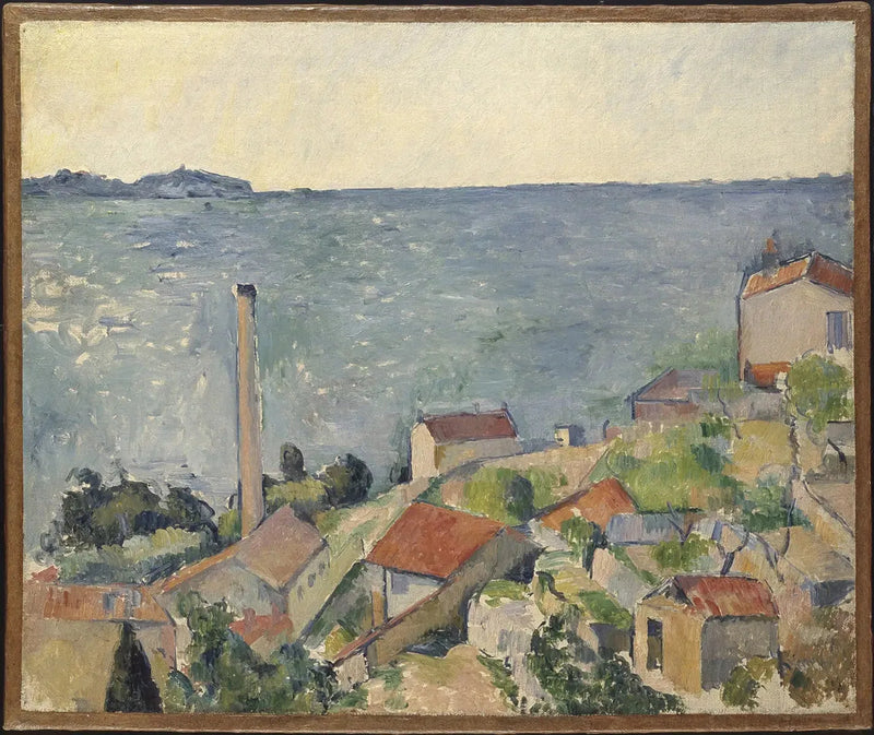 The Sea at L'Estaque - Paul Cézanne