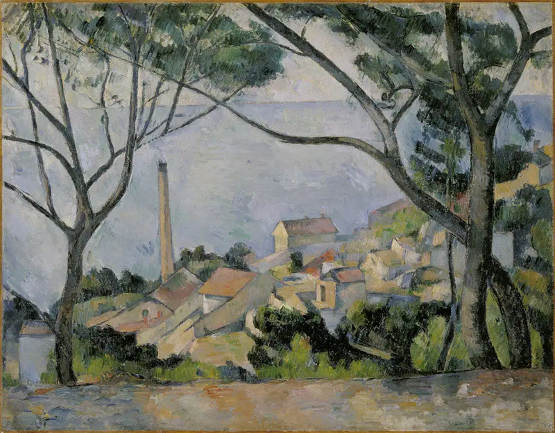 The Sea at L'Estaque - Paul Cézanne