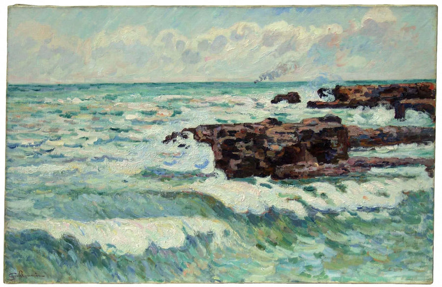 The Sea at Saint-Palais - Armand Guillaumin