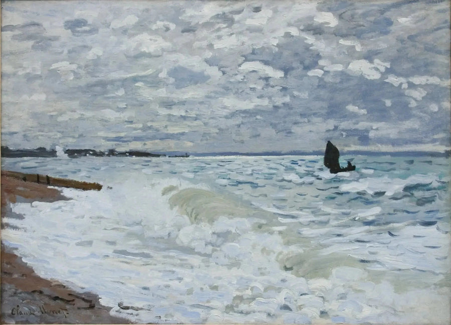 The Sea in Le Havre W112 - Claude Monet