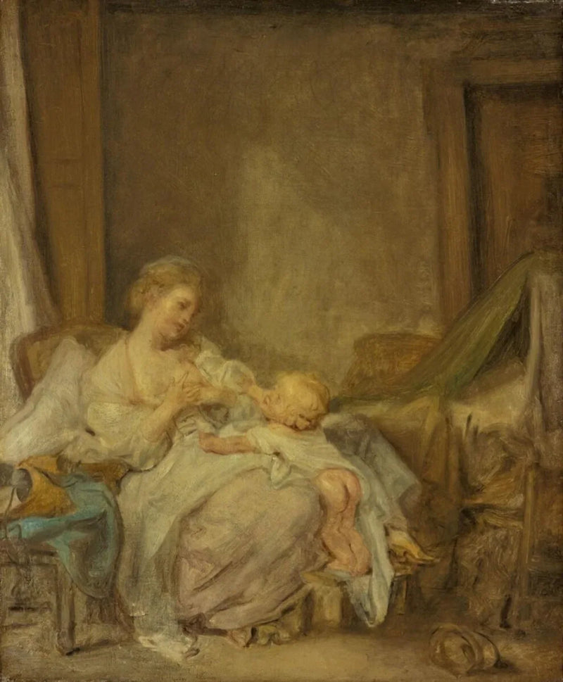 The Happy Mother - Jean-Baptiste Greuze