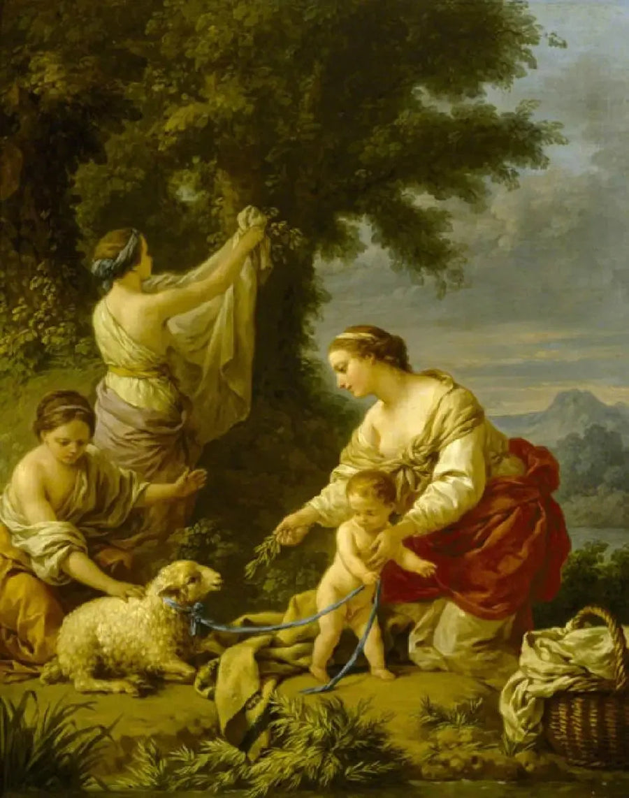 The indulgent mother - Louis Jean François Lagrenée