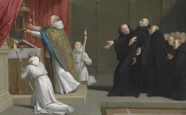 The Mass of Saint Benoît - Philippe de Champaigne
