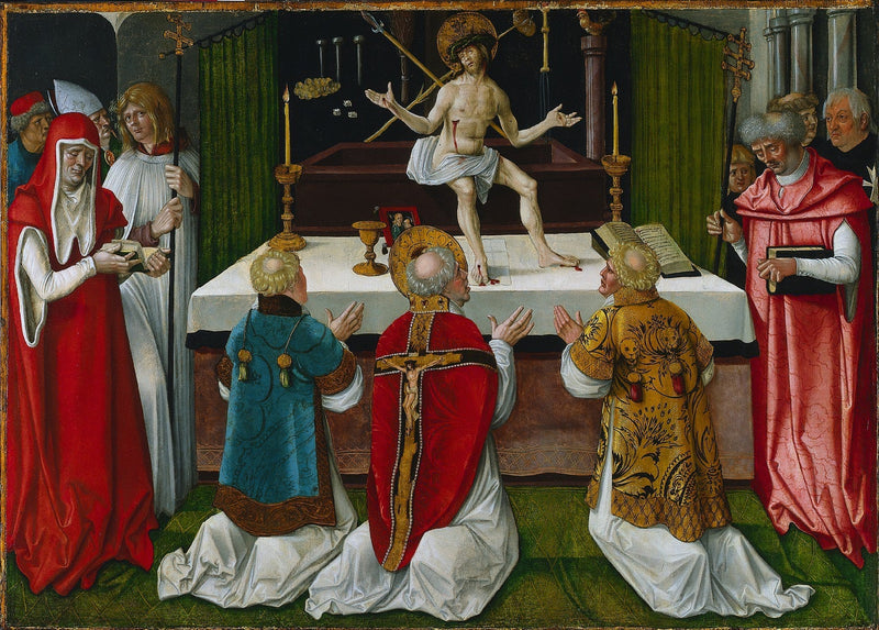 The Mass of Saint Gregory - Hans Baldung Grien