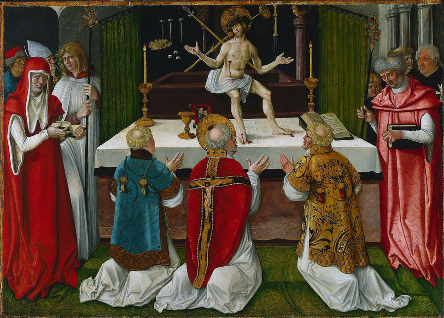 The Mass of Saint Gregory - Hans Baldung Grien