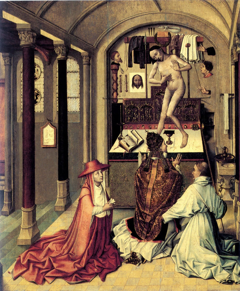 The Mass of Saint Gregory - Robert Campin