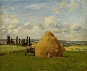 The Haystack, Pontoise - Camille Pissarro