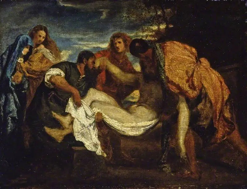 The Entombment, after Titian - Henri Fantin-Latour