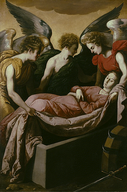 The Entombment of Saint Catherine of Alexandria - Francisco de Zurbarán