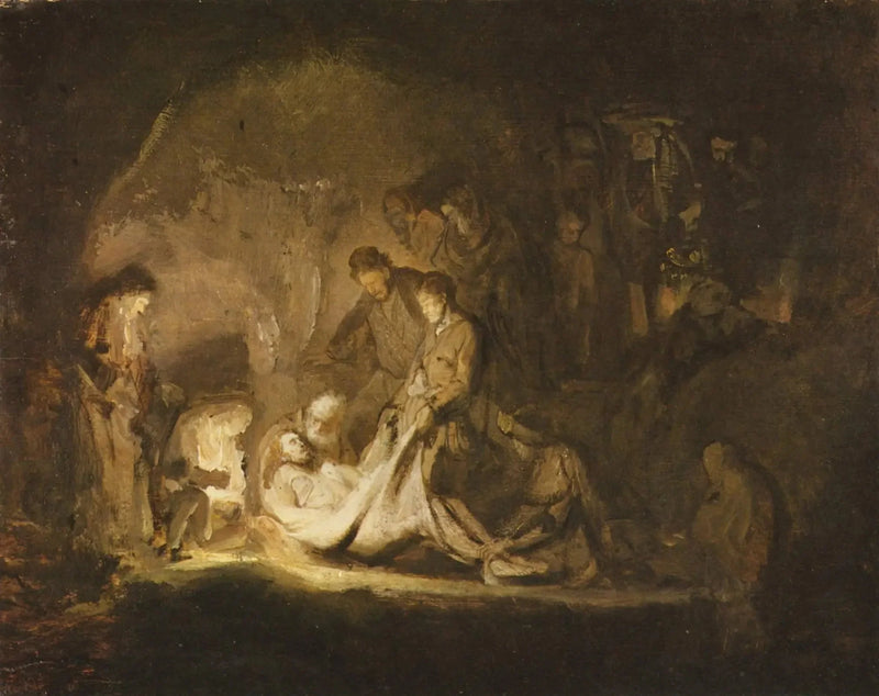 The Entombment of Christ - Rembrandt