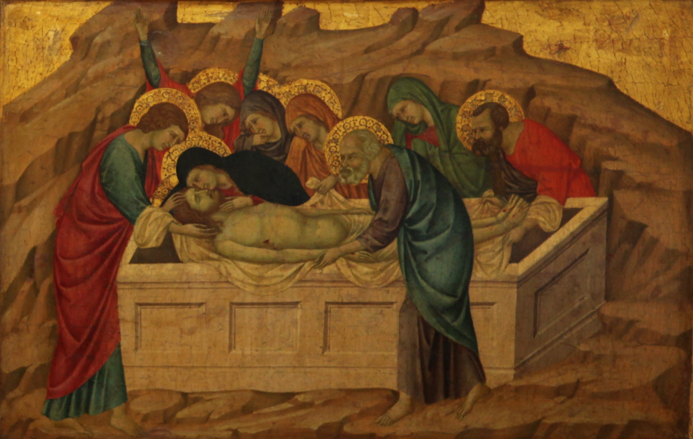 La mise au tombeau du Christ - Ugolino di Nerio - Alpha Reproduction