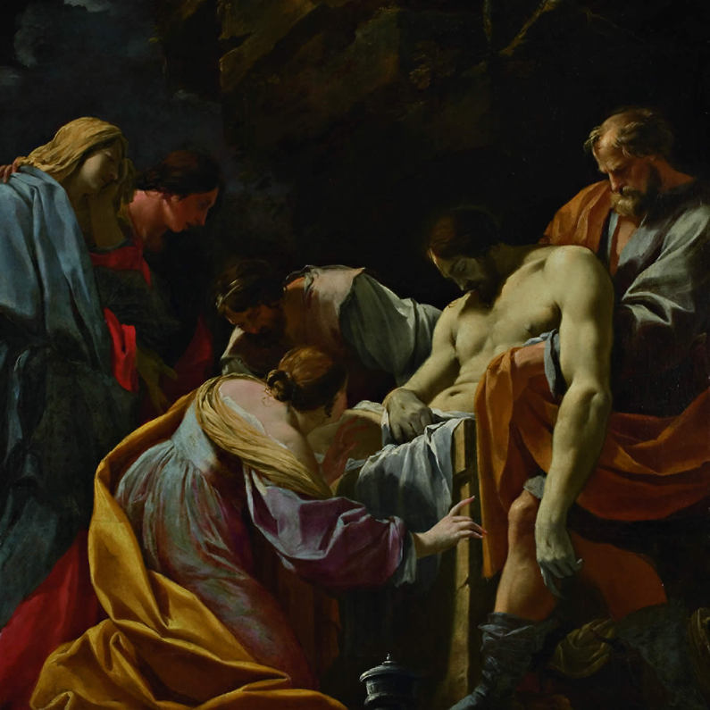 The Entombment - Simon Vouet