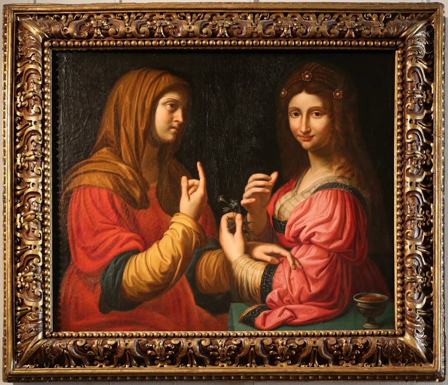 The Modesty and Vanity - Bernardino Luini
