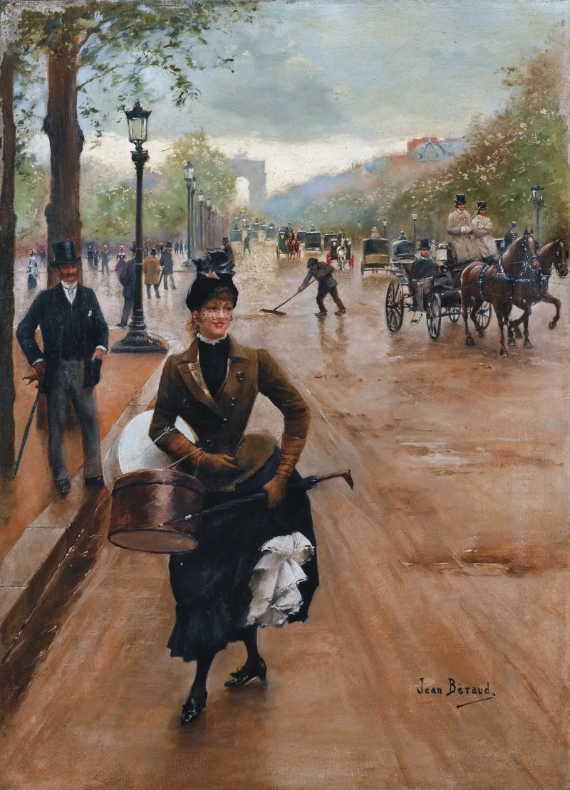 The Milliner on the Champs-Élysées - Jean Béroud