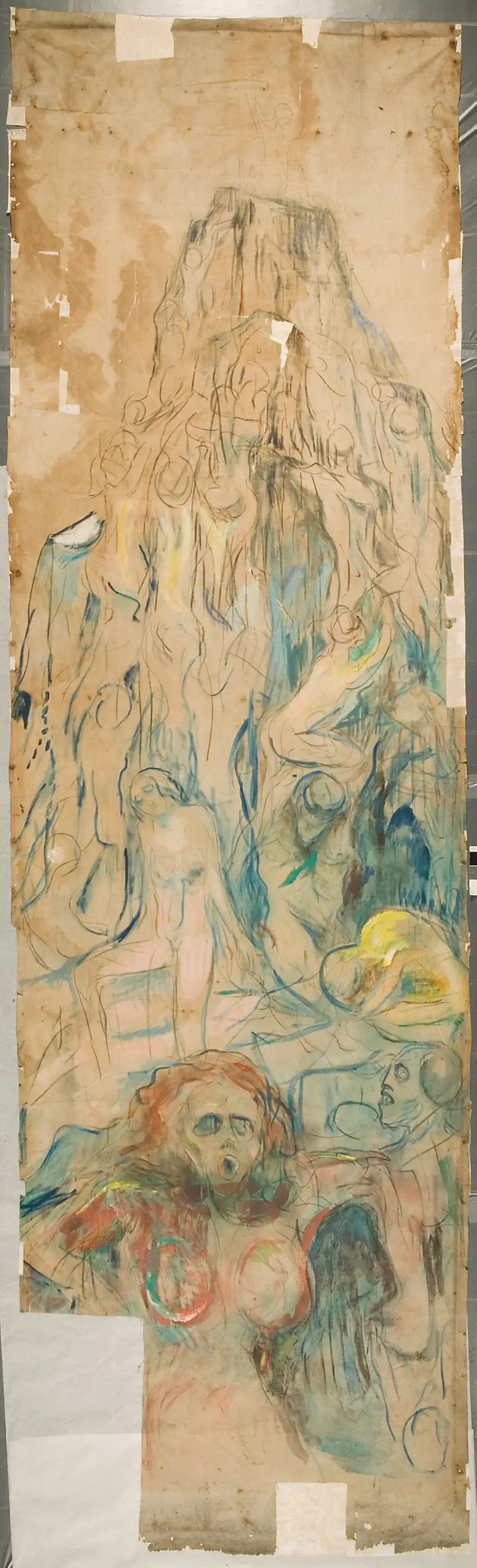 The Human Mountain: Central Part - Edvard Munch