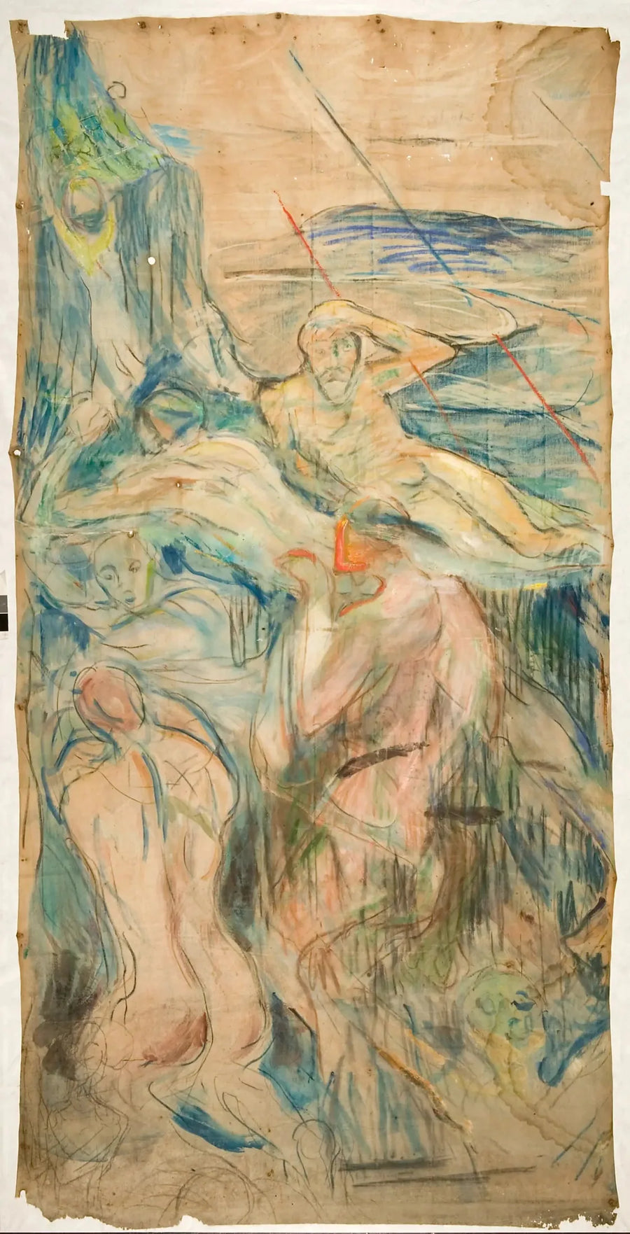 The Human Mountain: Right Part - Edvard Munch