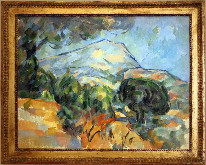 The Mountain Sainte-Victoire above the Tholonet Road (with umbrella pine) - Paul Cézanne