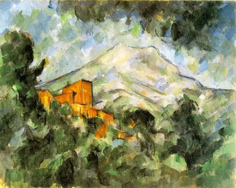 The Montagne Sainte-Victoire and Château Noir - Paul Cézanne