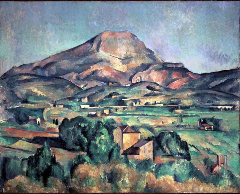 The Mont Sainte-Victoire seen from Bellevue - Paul Cézanne