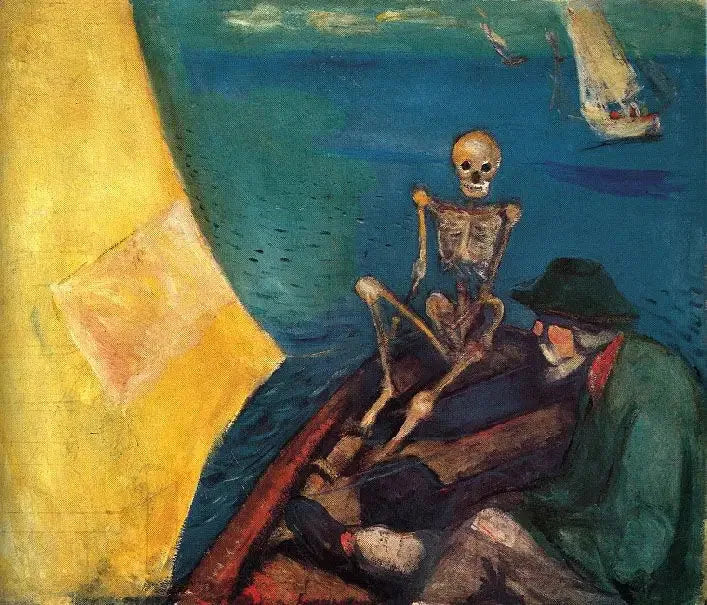 Death at the Helm - Edvard Munch