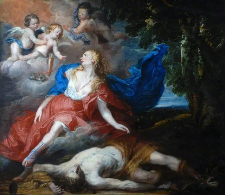 The Death of Adonis - Antoine van Dyck