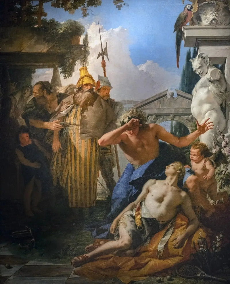 The Death of Hyacinth - Giovanni Battista Tiepolo