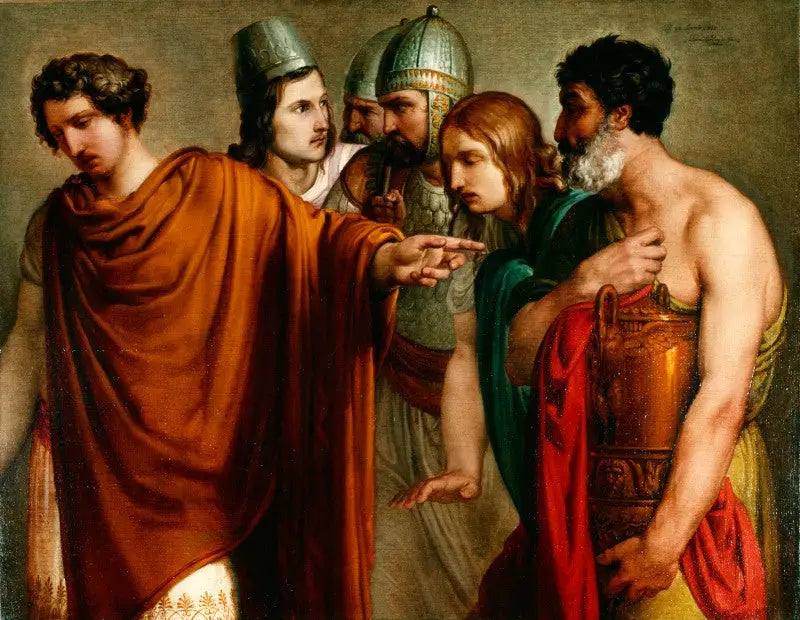 The Death of Abadate - Francesco Hayez
