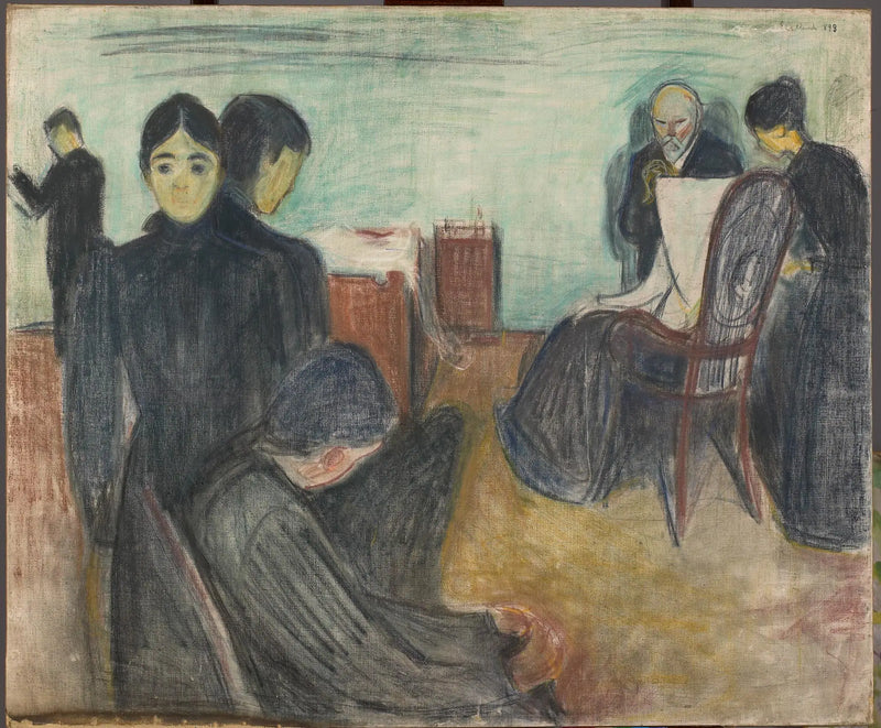 The Death in the Sick Room - Edvard Munch