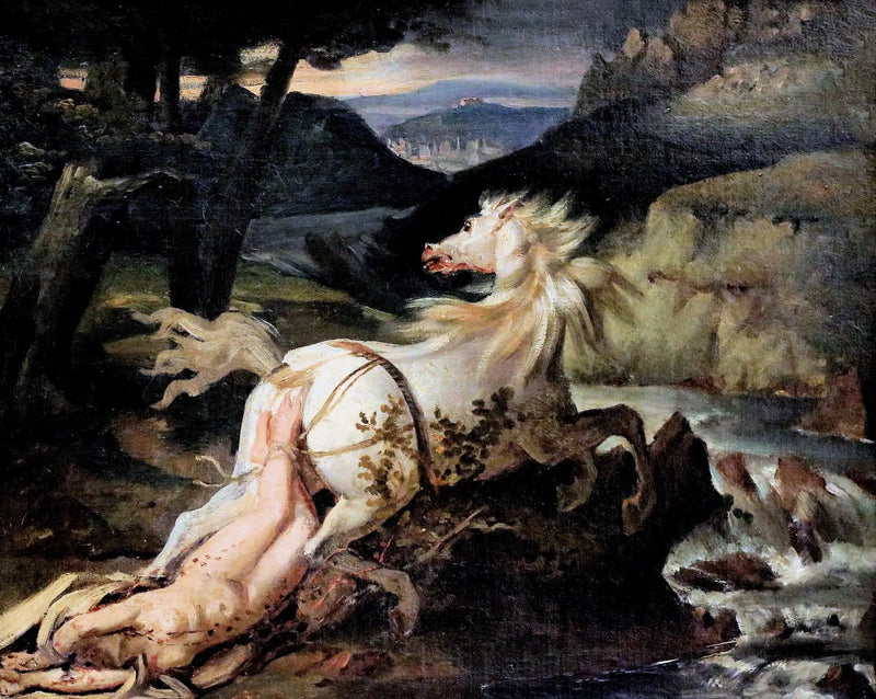 The Death of Brunehilde - Théodore Géricault