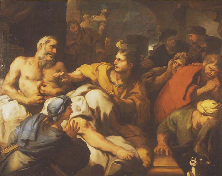 The Death of Cato - Luca Giordano