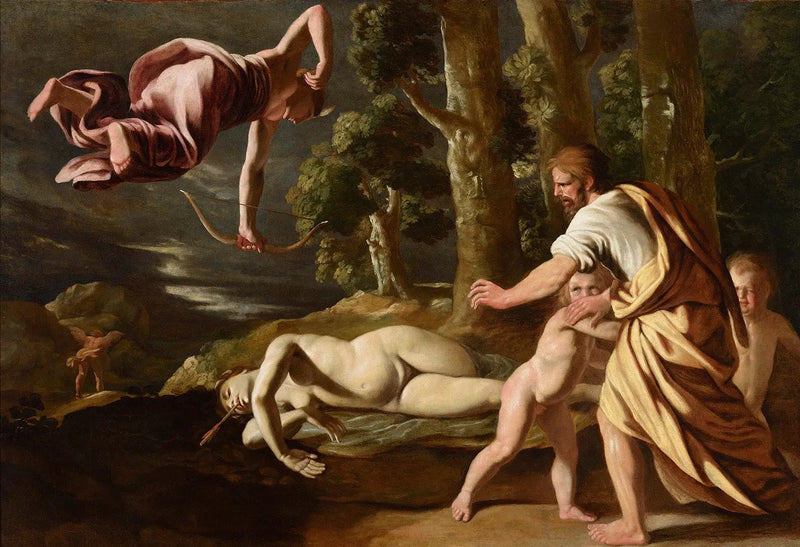 The Death of Chione - Nicolas Poussin