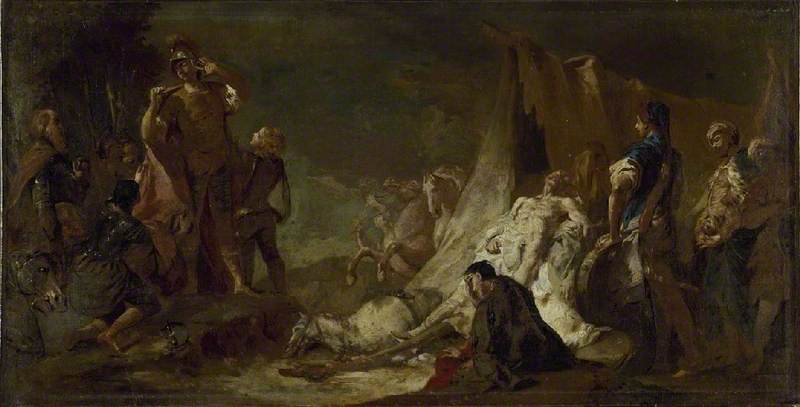 The Death of Darius - Giovanni Battista Piazzetta