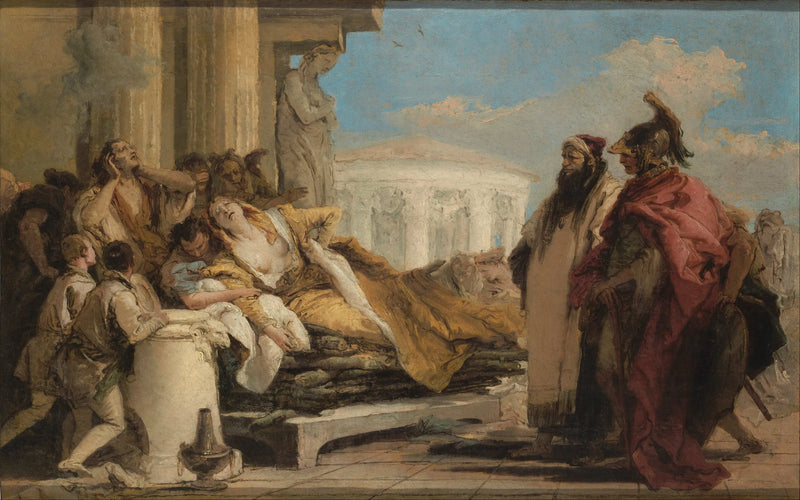 The Death of Dido - Giovanni Battista Tiepolo