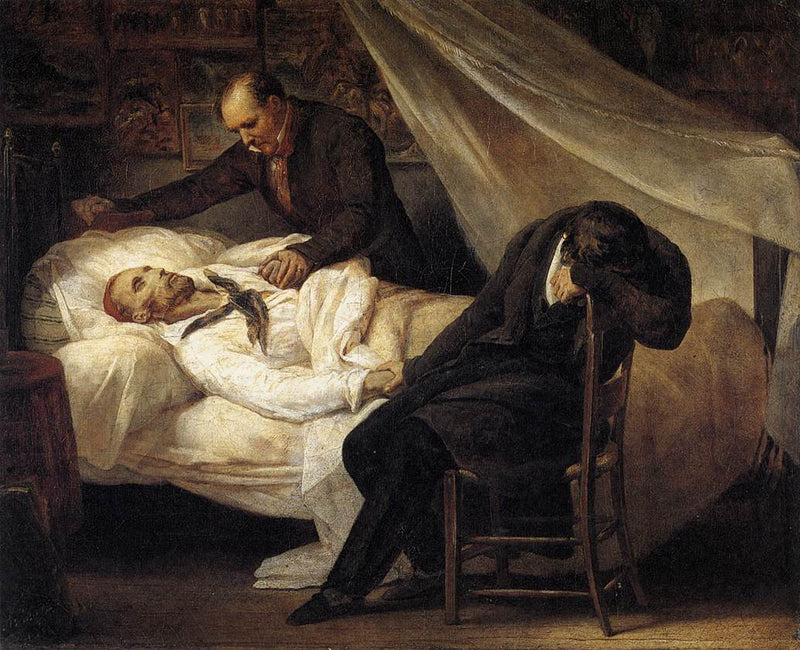 The Death of Géricault - Ary Scheffer