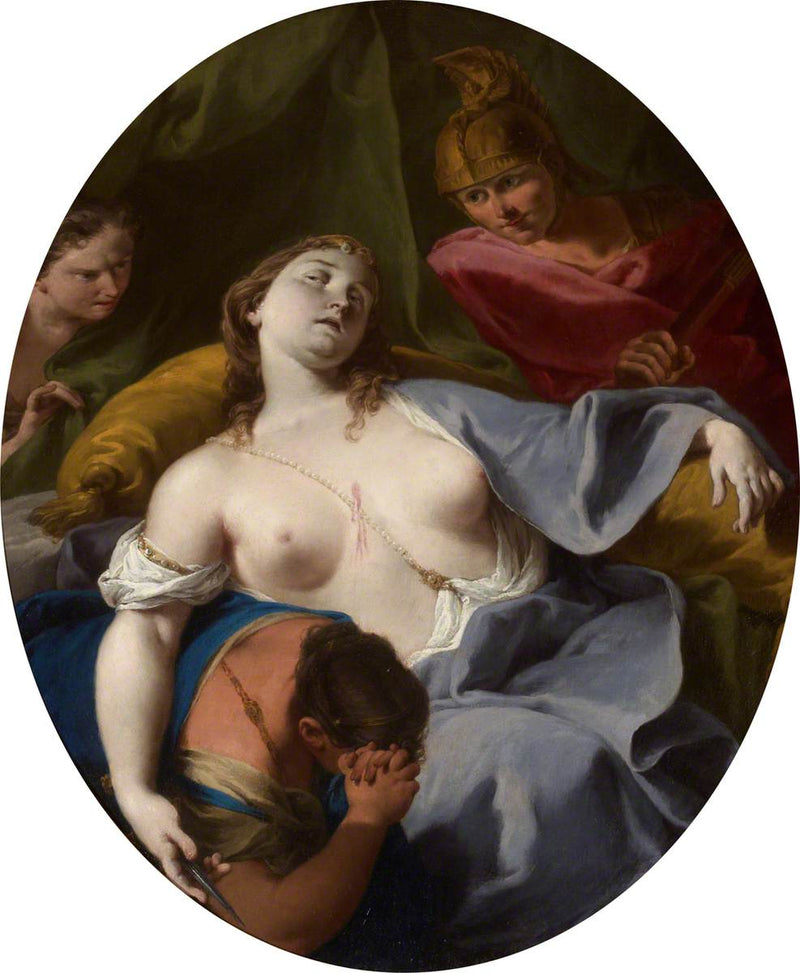 The Death of Lucrezia - Giovanni Battista Pittoni