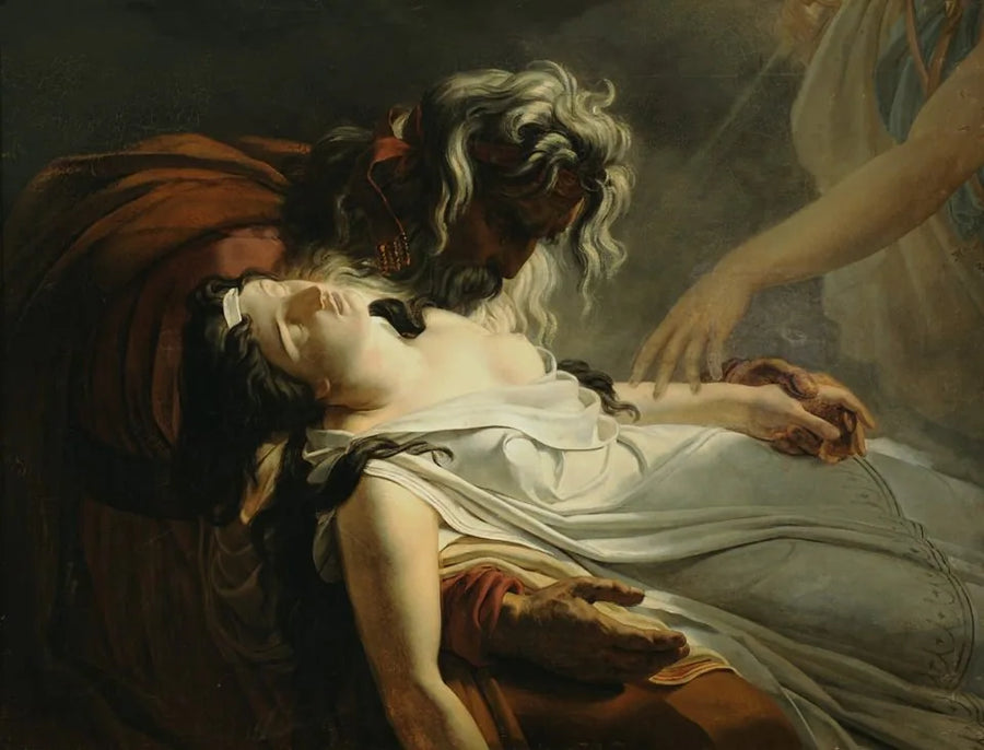 The Death of Malvina - Ary Scheffer