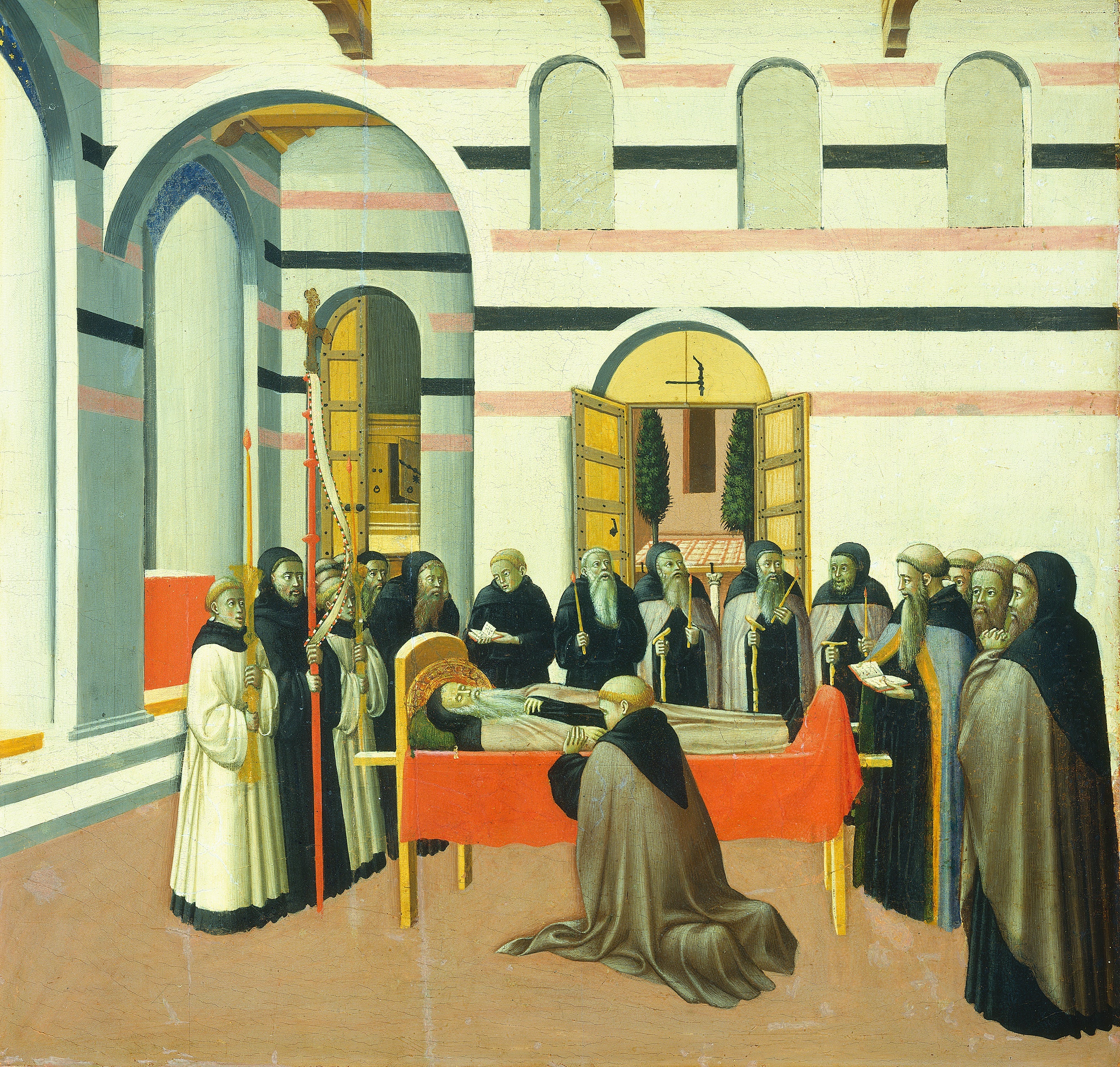 La mort de saint Antoine - Master of the Osservanza - Alpha Reproduction
