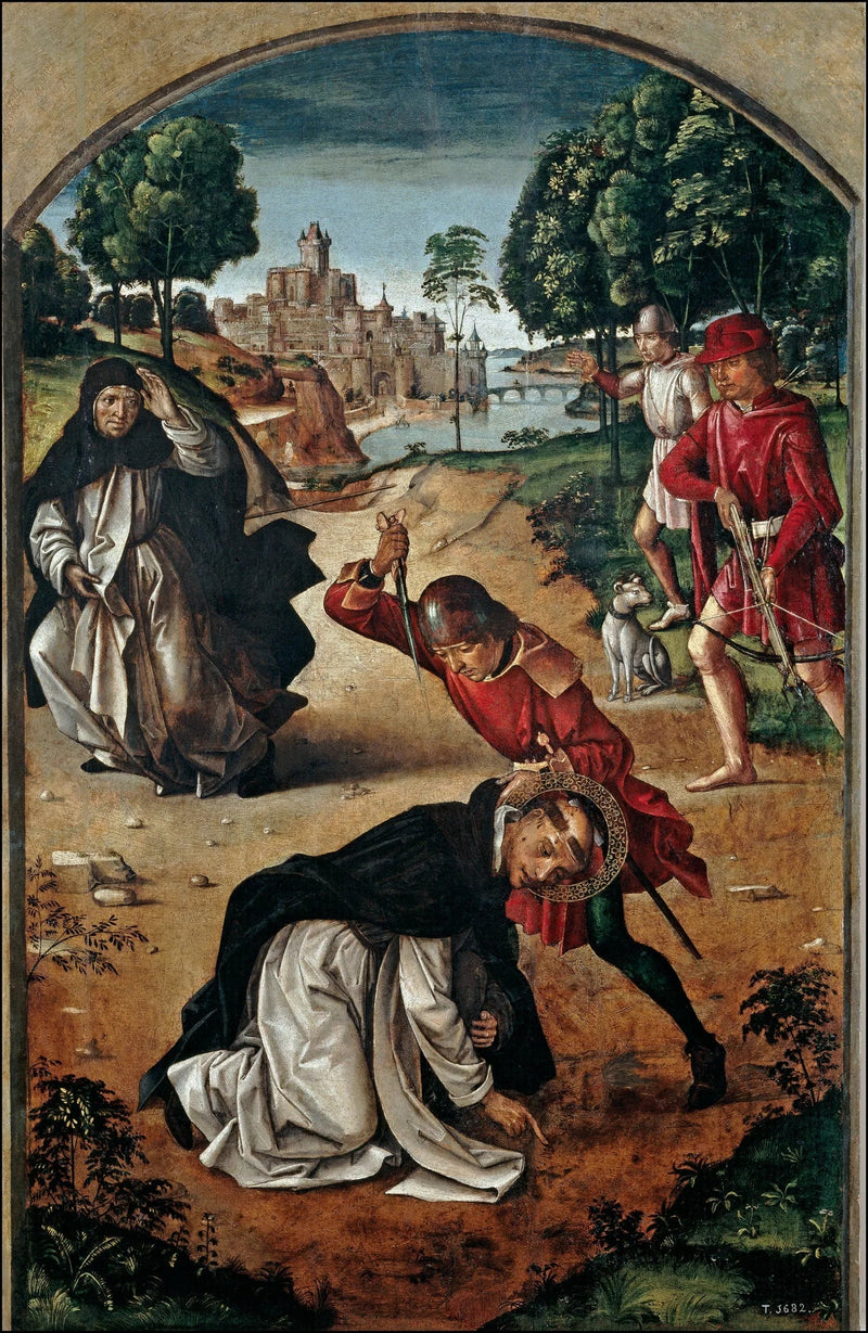The death of Saint Peter martyr - Pedro Berruguete