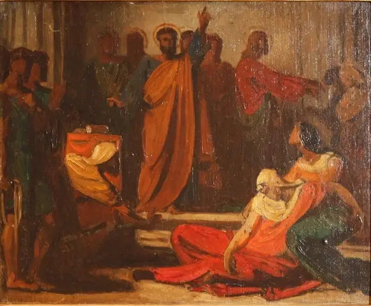The Death of Saphira - Léon Bonnat