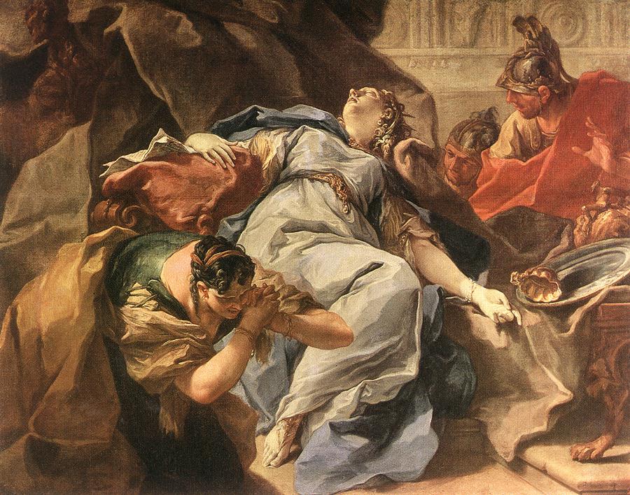 The Death of Sophonisba - Giovanni Battista Pittoni