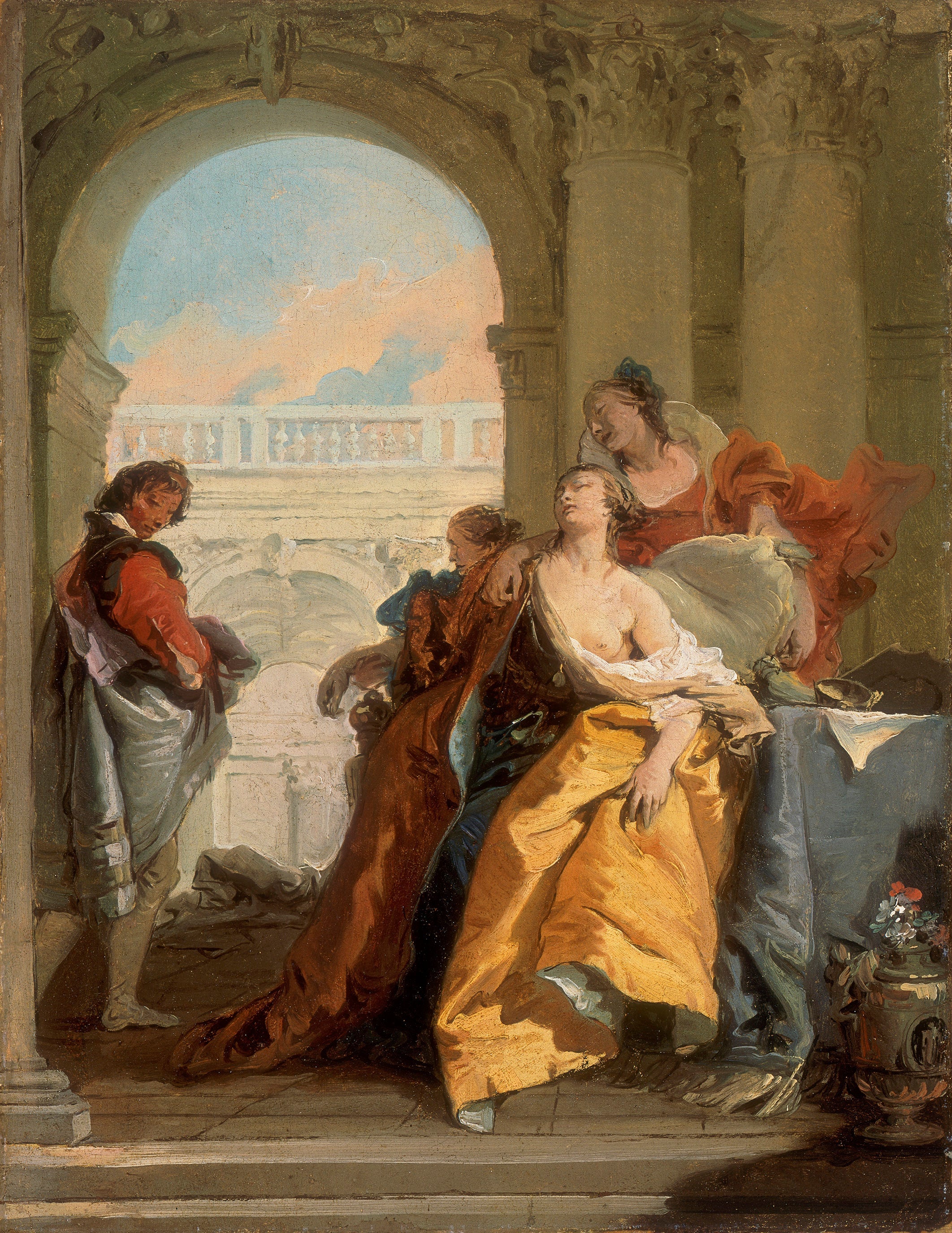 The Death of Sophonisba - Giovanni Battista Tiepolo